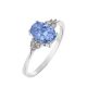 Capri Oslo Topáz  14kt  1.4ct eljegyzési gyűrű