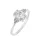Capri Oslo Fehér Topáz  14kt 0.80 ct gyűrű