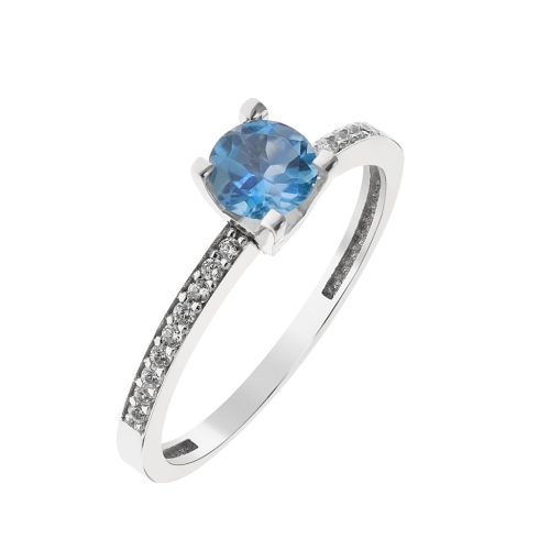 Capri One&Only London Blue Topáz 14kt  0.55ct gyűrű