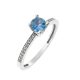 Capri One&Only London Blue Topáz 14kt  0.55ct gyűrű