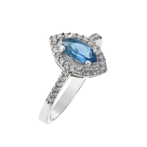 Capri Idill London Blue Topáz  925 Ezüst  0.56ct gyűrű