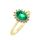 Capri Wonder of Egypt Smaragd  14kt  0.59ct gyűrű