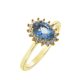 Capri Wonder of Egypt Topáz 14kt  0.83ct gyűrű
