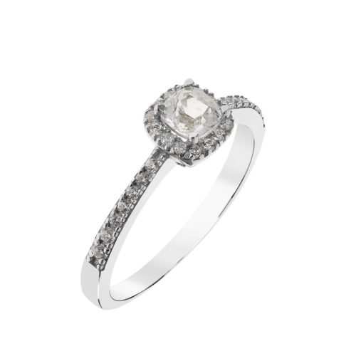 Capri Endless Love Fehér Zafír 14kt  0.50ct Eljegyzési gyűrű