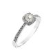 Capri Endless Love Fehér Zafír 14kt  0.50ct Eljegyzési gyűrű