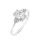 Capri Madagascar Dream Moissanit 14kt  1.5 ct gyűrű