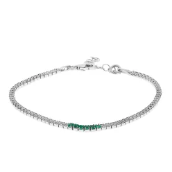   Capri Morocco Dream Smaragd 925 Ezüst  0.17ct Tennis Karkötő