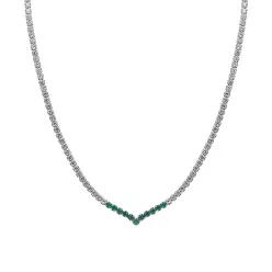 Capri Morocco Dream Smaragd 925 Ezüst  0.32ct Nyaklánc