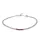 Capri Morocco Dream Rubin 925 Ezüst  0.18ct Tennis Karkötő