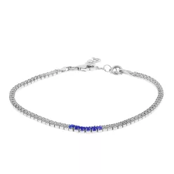   Capri Morocco Dream Zafír 925 Ezüst  0.19ct Tennis Karkötő