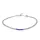 Capri Morocco Dream Zafír 925 Ezüst  0.19ct Tennis Karkötő