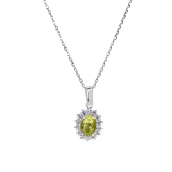 Capri Venezia Dream Olivin 14kt  0.9 ct nyaklánc és medál