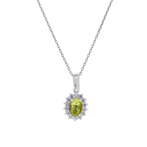 Capri Venezia Dream Olivin 14kt  0.9 ct nyaklánc és medál