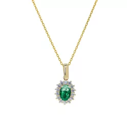   Capri Venezia Dream Smaragd 14kt  0.7 ct nyaklánc és medál