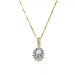   Capri Venezia Dream Topáz  14kt  0.98ct nyaklánc és medál