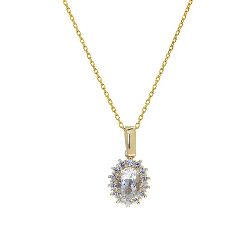 Capri Venezia Dream Topáz  14kt  0.98ct nyaklánc és medál