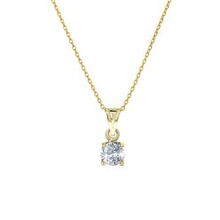 Capri Four Points Topáz 14kt  0.31ct nyaklánc és medál