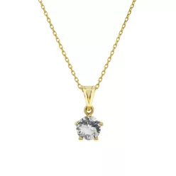Capri Six Points Topáz 14kt  0.71ct nyaklánc és medál