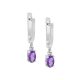 Capri One&Only Ametiszt 14kt  925 Ezüst  0.81ct Fülbevaló