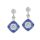 Capri Grotta Azzurra Topáz 925 Ezüst  1.92ct Fülbevaló