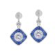 Capri Grotta Azzurra Topáz 925 Ezüst  1.92ct Fülbevaló