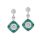Capri Grotta Verde Topáz 925 Ezüst  1.92ct Fülbevaló