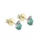 Capri One&Only Gyémánt és Smaragd 14kt 0.29ct  Fülbevaló