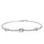 Capri Scandinavian Design Topáz 925 Ezüst  1.24 ct Tennis Karkötő