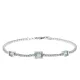 Capri Scandinavian Design Topáz 925 Ezüst  1.24 ct Tennis Karkötő