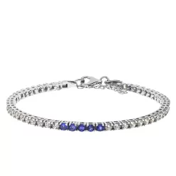   Capri Wonder of Delhi Zafír 925 Ezüst  0.61ct Tennis Karkötő