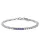 Capri Wonder of Delhi Zafír 925 Ezüst  0.61ct Tennis Karkötő