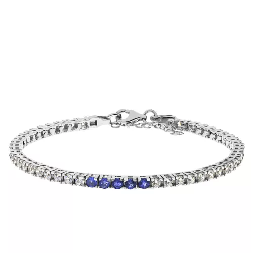 Capri Wonder of Delhi Zafír 925 Ezüst  0.61ct Tennis Karkötő