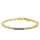 Capri Wonder of Delhi Zafír 14K aranyozott 925 Ezüst  0.61ct Tennis Karkötő