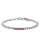 Capri Wonder of Delhi Rubin 925 Ezüst  0.65ct Tennis Karkötő