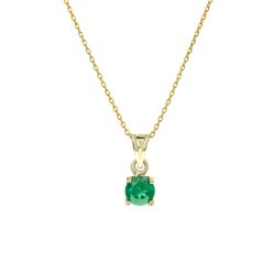 Capri Four Points Smaragd 14kt  0.17ct nyaklánc és medál
