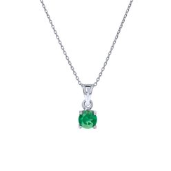 Capri Four Points Smaragd 14kt  0.20ct nyaklánc és medál
