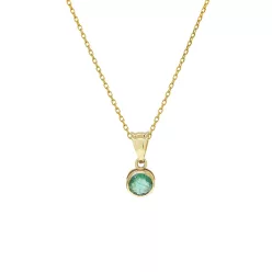   Capri Wonder of Tenerife  Smaragd 14kt  0.37ct nyaklánc és medál