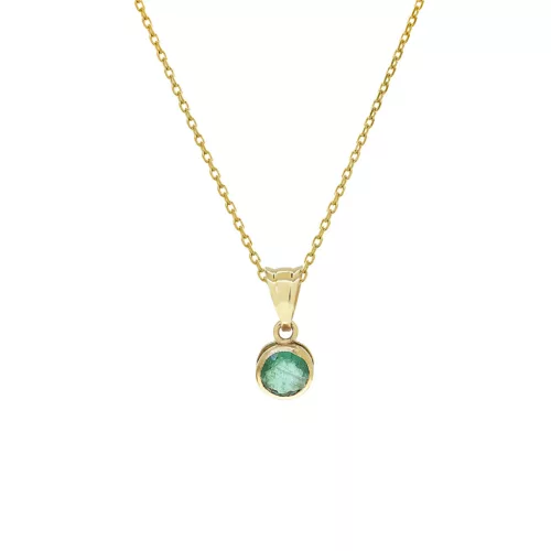 Capri Wonder of Tenerife  Smaragd 14kt  0.37ct nyaklánc és medál