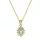 Capri Stars of Dallas  Smaragd 14kt  0.17ct nyaklánc és medál