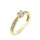 Capri Adriatic Beauty Fehér Topáz  14kt  0.3 ct eljegyzési gyűrű