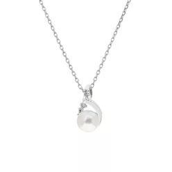   Capri Tahiti Dream Igazgyöngy és gyémánt 14kt  0.045 ct nyaklánc és medál