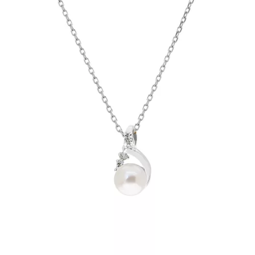 Capri Tahiti Dream Igazgyöngy és gyémánt 14kt  0.045 ct nyaklánc és medál