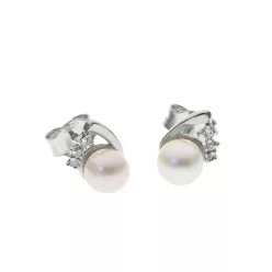   Capri Tahiti Dream Igazgyöngy és gyémánt 14kt  0.09 ct Fülbevaló