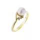 Capri Tahiti Dream Igazgyöngy és gyémánt 14kt  0.025 ct gyűrű